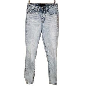 Buckle Black Ankle Skinny Jeans Women’s 25x27‎ Light Wash Shaping Smoothing